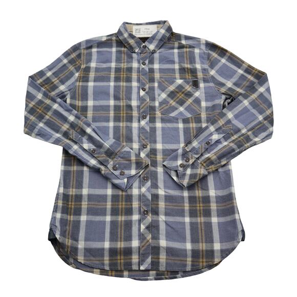 Outpost Makers Shirt Mens S Multicolor Long Sleeve Button Down Collar Plaid - Picture 1 of 16